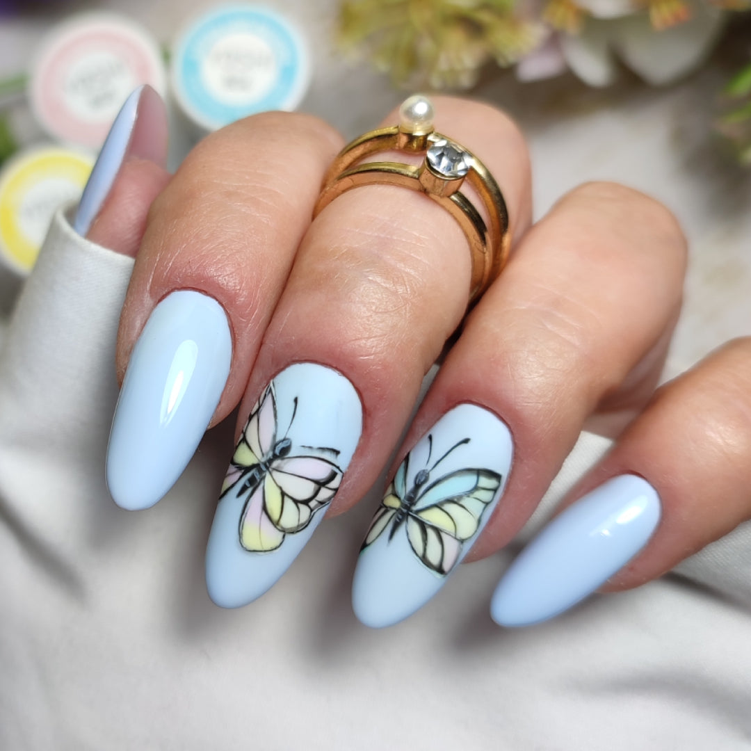 Yoshi - Lakier Hybrydowy 801 Baby Blue 6ml