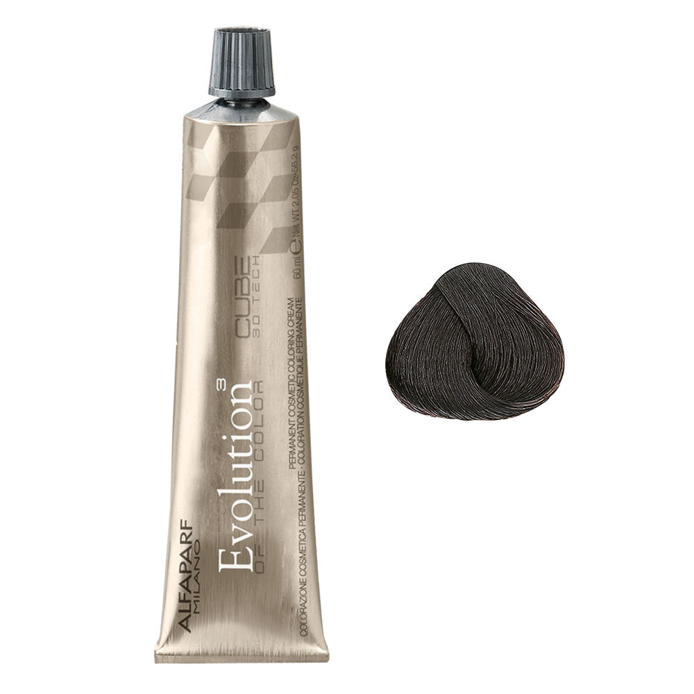 Alfaparf Evolution Of The Color Cube 60ml Naturalne 4 Średni Naturalny Brąz