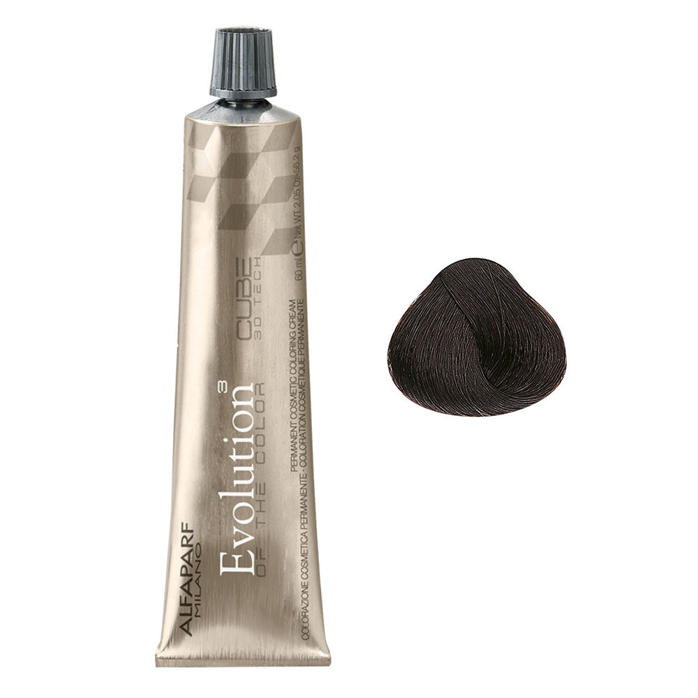 Alfaparf Evolution Of The Color Cube 60ml Naturalne Ciepłe 5nb Jasny Ciepły Brąz