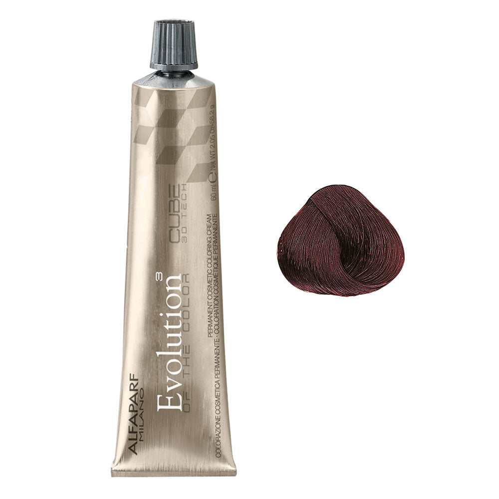 Alfaparf Evolution Of The Color Cube 60ml Czekoladowe 7.53 Średni Mahoniowo-Złocisty Blond
