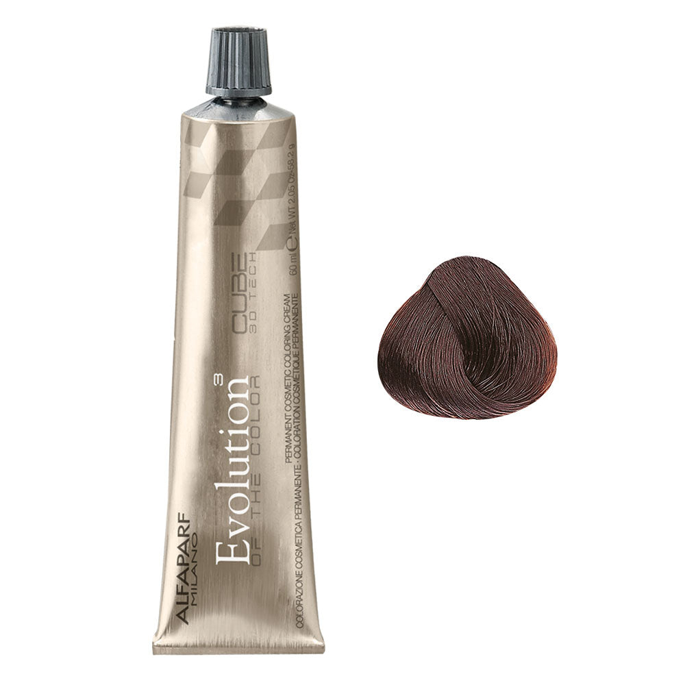 Alfaparf Evolution Of The Color Cube 60ml Tropikalne 7.35 Średni Złotcisty Mahoniowy Blond