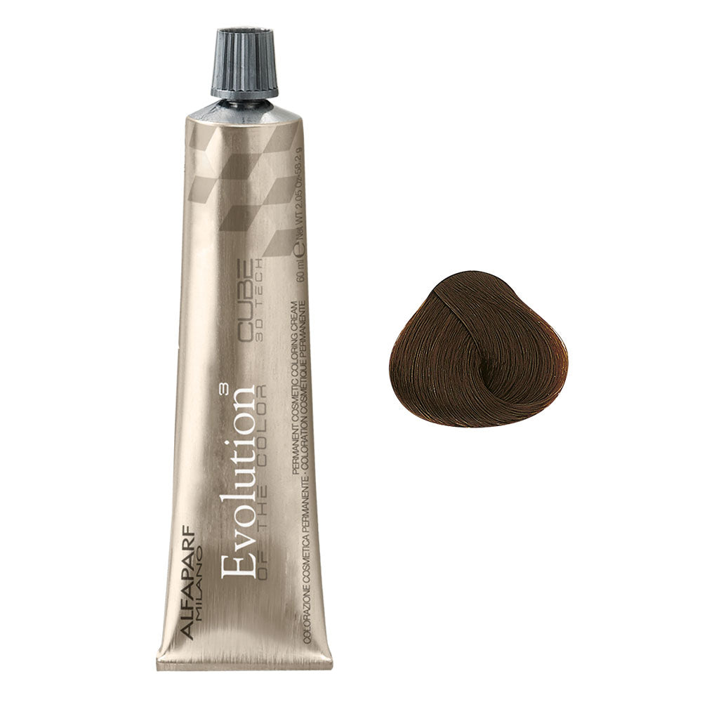 Alfaparf Evolution Of The Color Cube 60ml Kasztanowe - Marrons Glaces 6.32 Ciemny Złocisty Blond Irisé