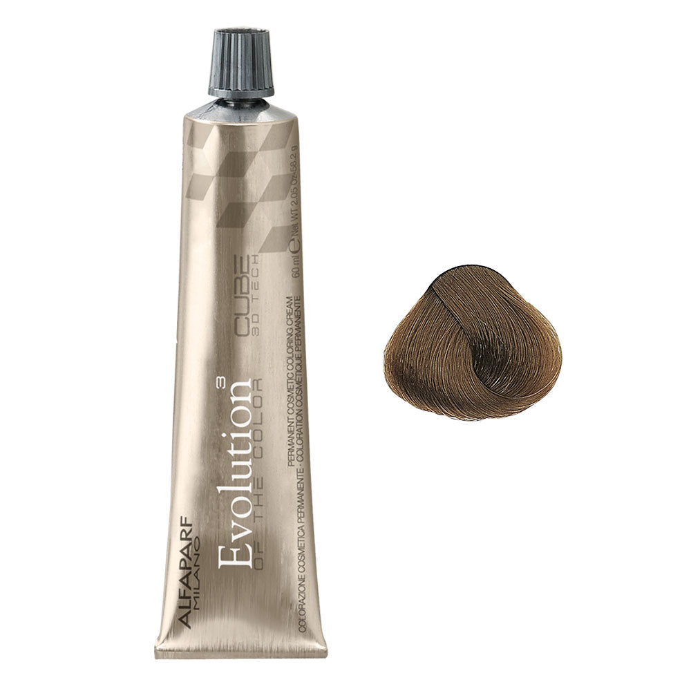 Alfaparf Evolution Of The Color Cube 60ml Piaskowe 7.13 Średni Popielaty Złocisty Blond