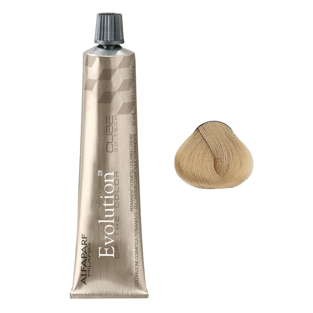 Alfaparf Evolution Of The Color Cube 60ml Beże 10.31 Najjaśniejszy Złocisty Popielaty Blond