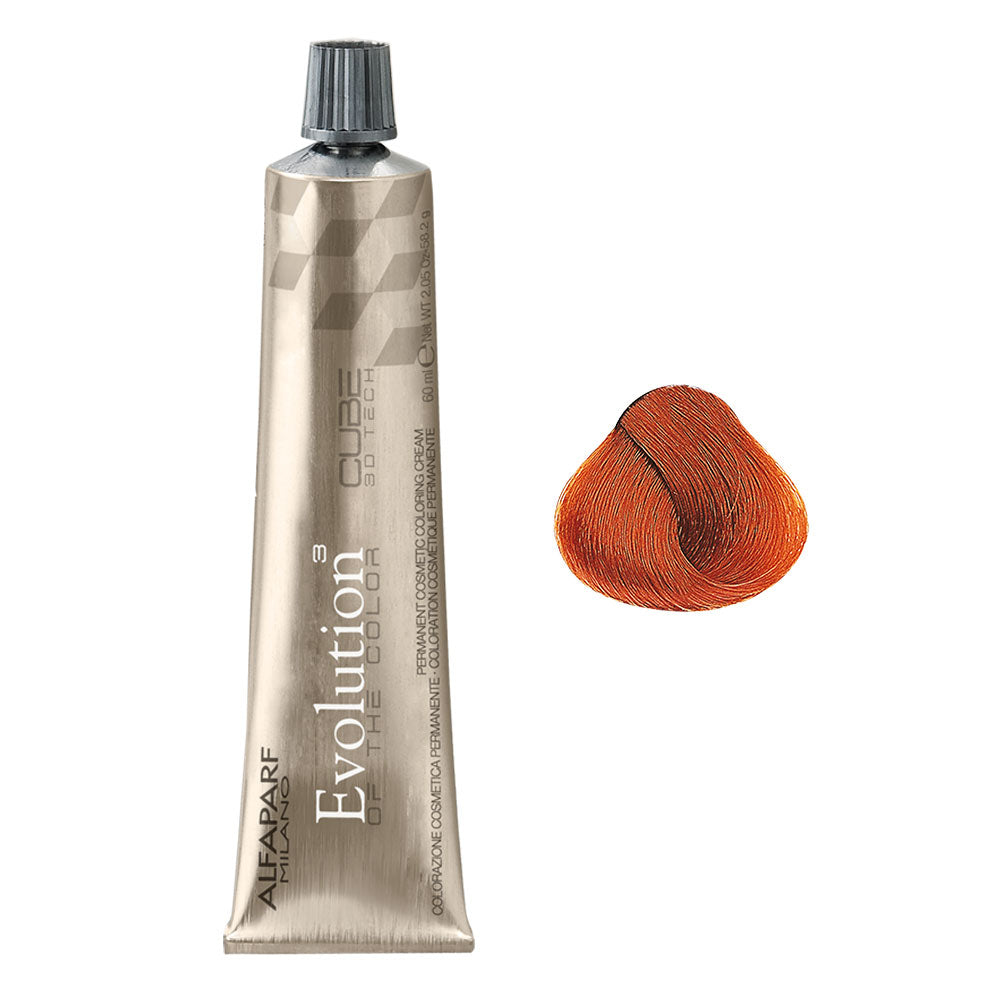 Alfaparf Evolution Of The Color Cube 60ml Miedziane 7.34 Średni Blond Złoto-Miedziany