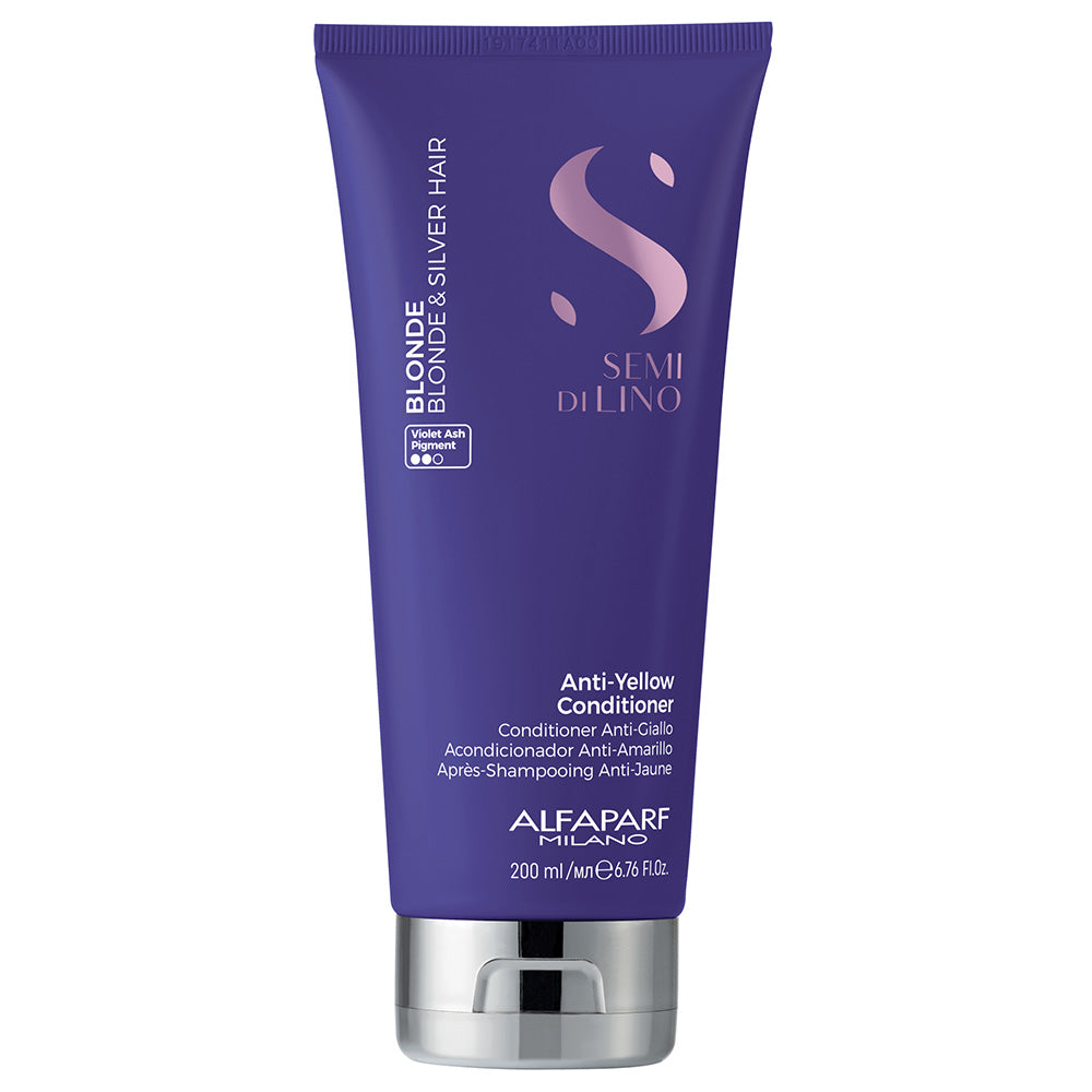 Alfaparf Milano Alfaparf Semi Di Lino Anti-Yellow Conditioner - Odżywka do Włosów Blond 200ml — Składniki i ocena
