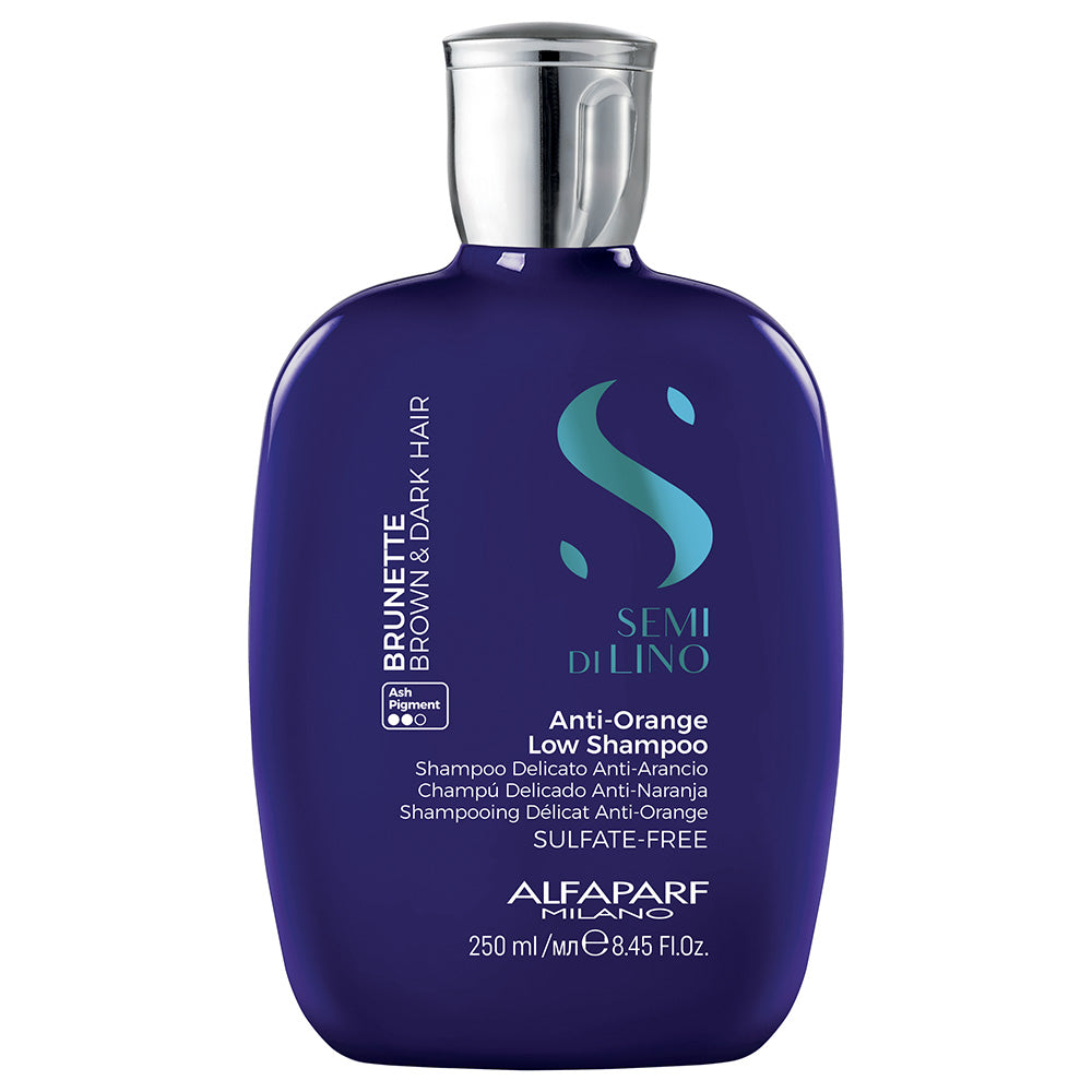 Alfaparf Milano Alfaparf Semi Di Lino Intense Anti-Orange Low Shampoo - Szampon do Włosów Brązowych 250ml — Składniki i ocena