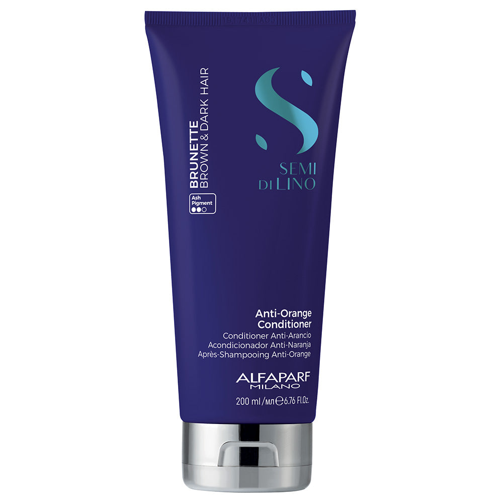 Alfaparf Milano Alfaparf Semi Di Lino Anti-Orange Conditioner - Odżywka do Włosów Brązowych 200ml — Składniki i ocena