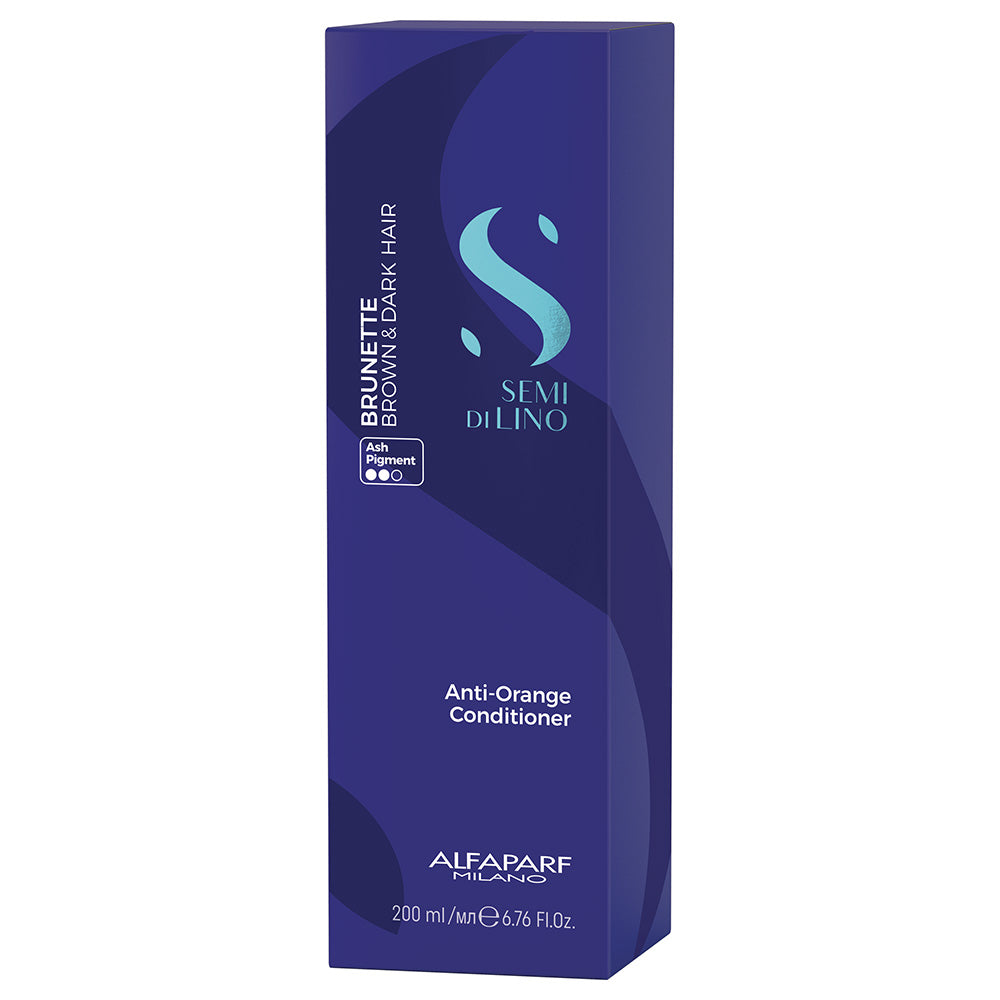 Alfaparf Semi Di Lino Anti-Orange Conditioner - Odżywka do Włosów Brązowych 200ml