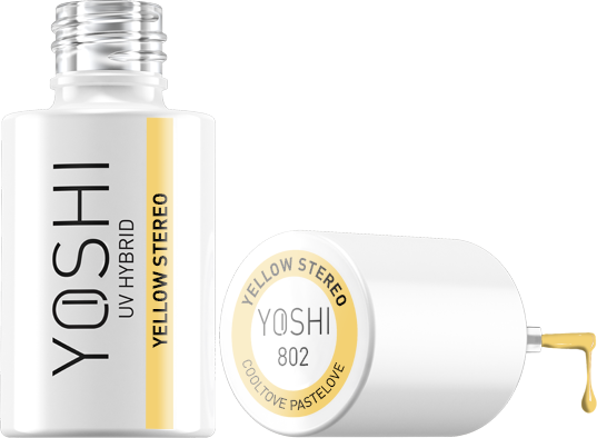 Yoshi - Lakier Hybrydowy 802 Yellow Stereo 6ml