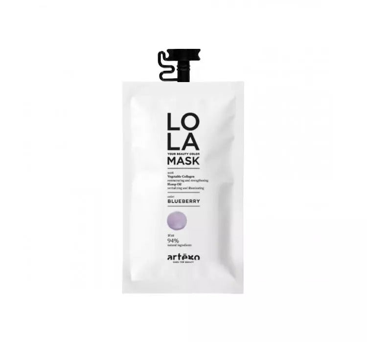 Artego Lola Your Beauty - Tonizująca Maska do Włosów Blueberry 20ml