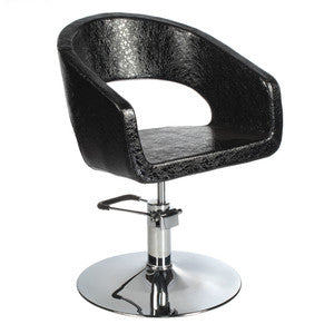 Fotel Fryzjerski Paolo Bh-8821 Czarny Lux