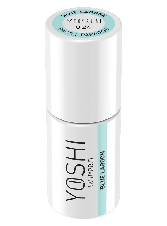 Yoshi - Lakier Hybrydowy 824 Blue Lagoon 6ml