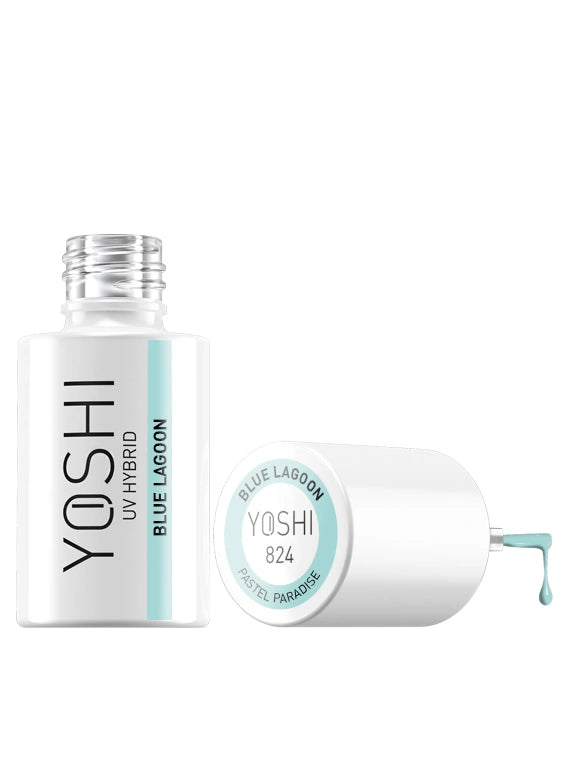 Yoshi - Lakier Hybrydowy 824 Blue Lagoon 6ml
