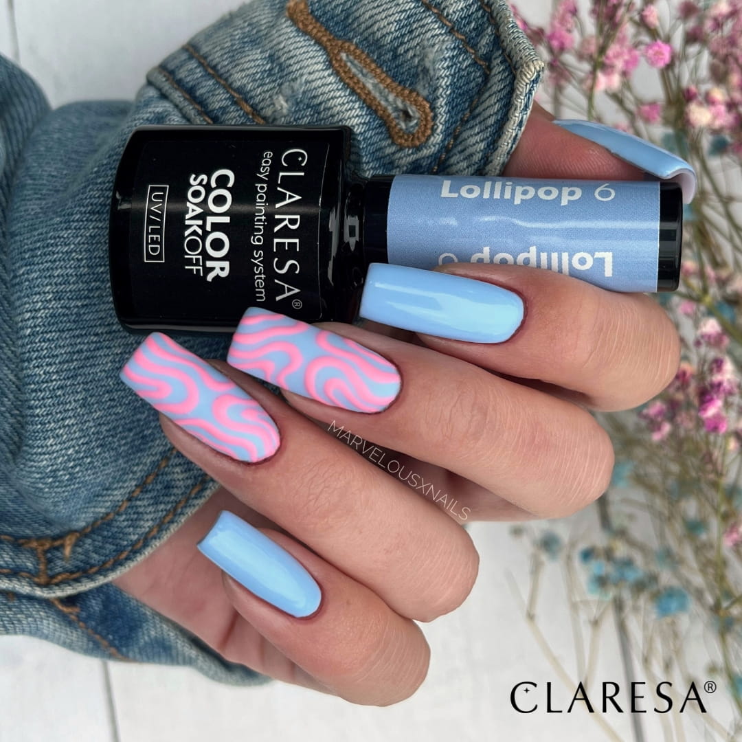 Claresa - Lakier hybrydowy LOLLIPOP 6 -5g