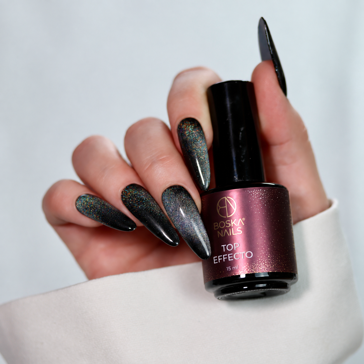 Boska Nails Top Effecto Cat Eye Holo No Wipe 10 ml
