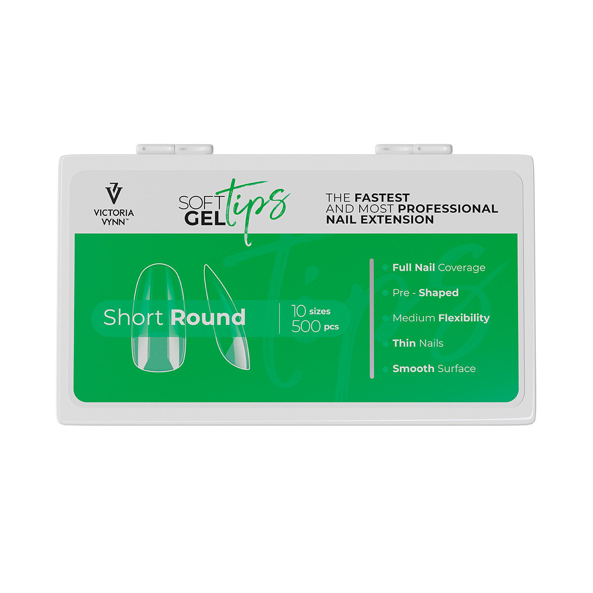 Victoria Vynn SOFT GEL TIPS Short Round