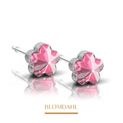 Blomdahl - Kolczyk Flower Light Rose 6 mm SFJ