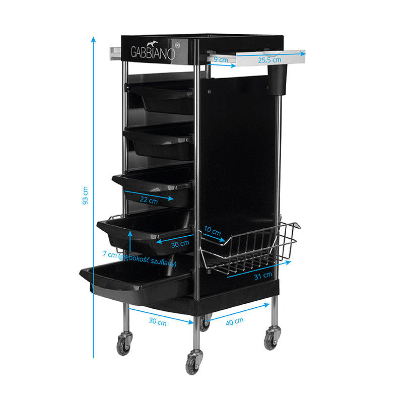 Gabbiano Pomocnik Fryzjerski Fx11e Black