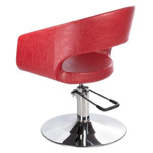 Fotel Fryzjerski Paolo Bh-8821 Czerwony