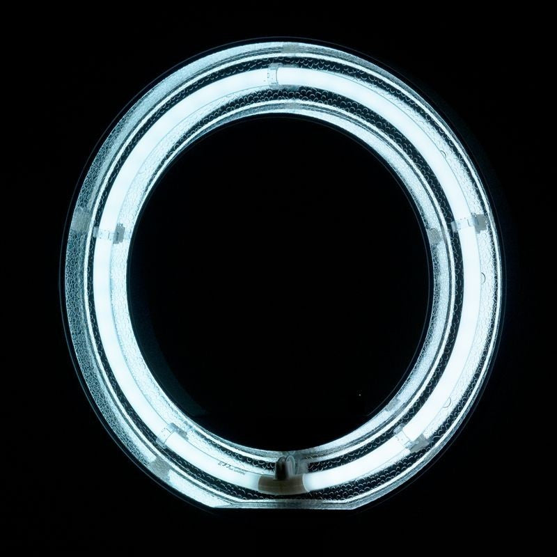 Lampa Light Ring 18" 55w Fluorescent Biała + Statyw