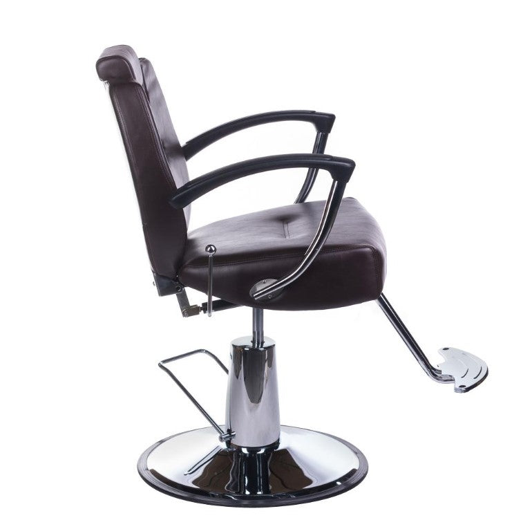 Fotel barberski HEKTOR BH-3208 Brązowy