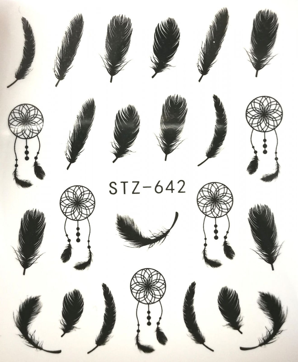 Naklejki Wodne Do Paznokci - STZ - 642