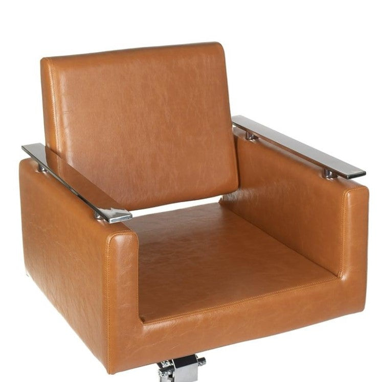 Fotel fryzjerski MILO BH-6333 jasno brązowy