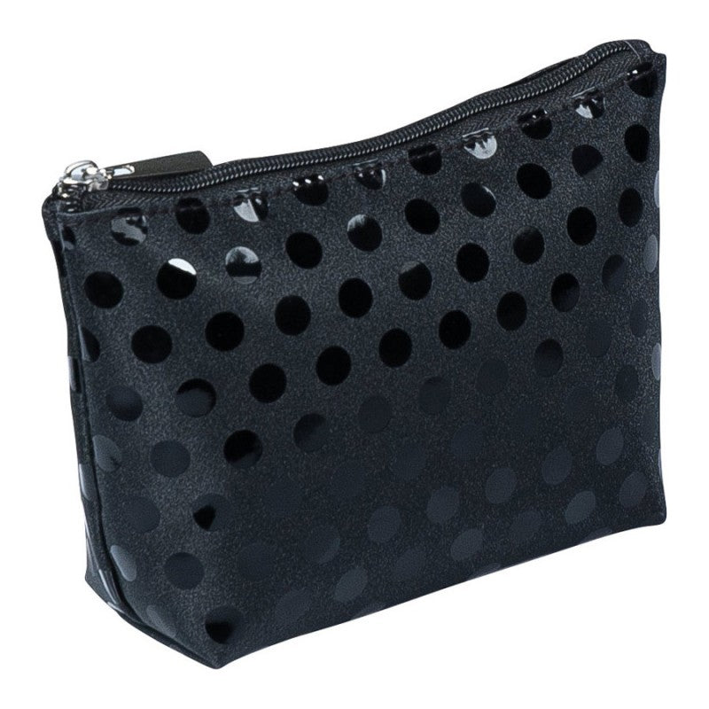 Top Choice - Kosmetyczka Polka Dot Czarna 98413