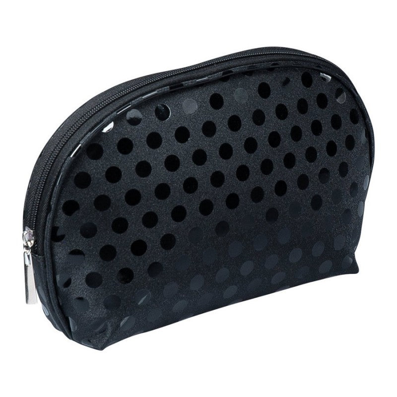 Top Choice - Kosmetyczka Polka Dot Czarna 98444
