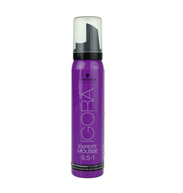 Schwarzkopf IGORA Expert Mousse Pianka Koloryzująca Do Włosów 8-77 Lekko Miedziany Blond 100ml (1)