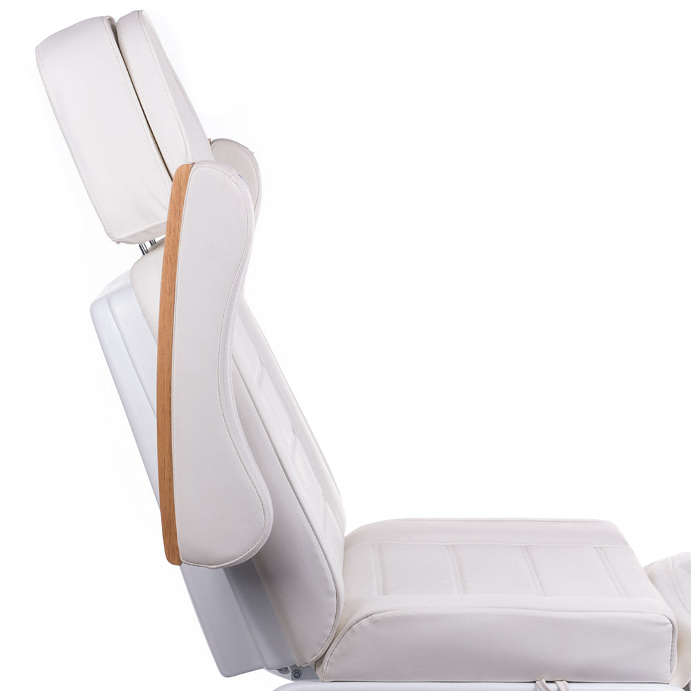 Fotel kosmetyczny elektryczny LUX BW-273B-4 Biały