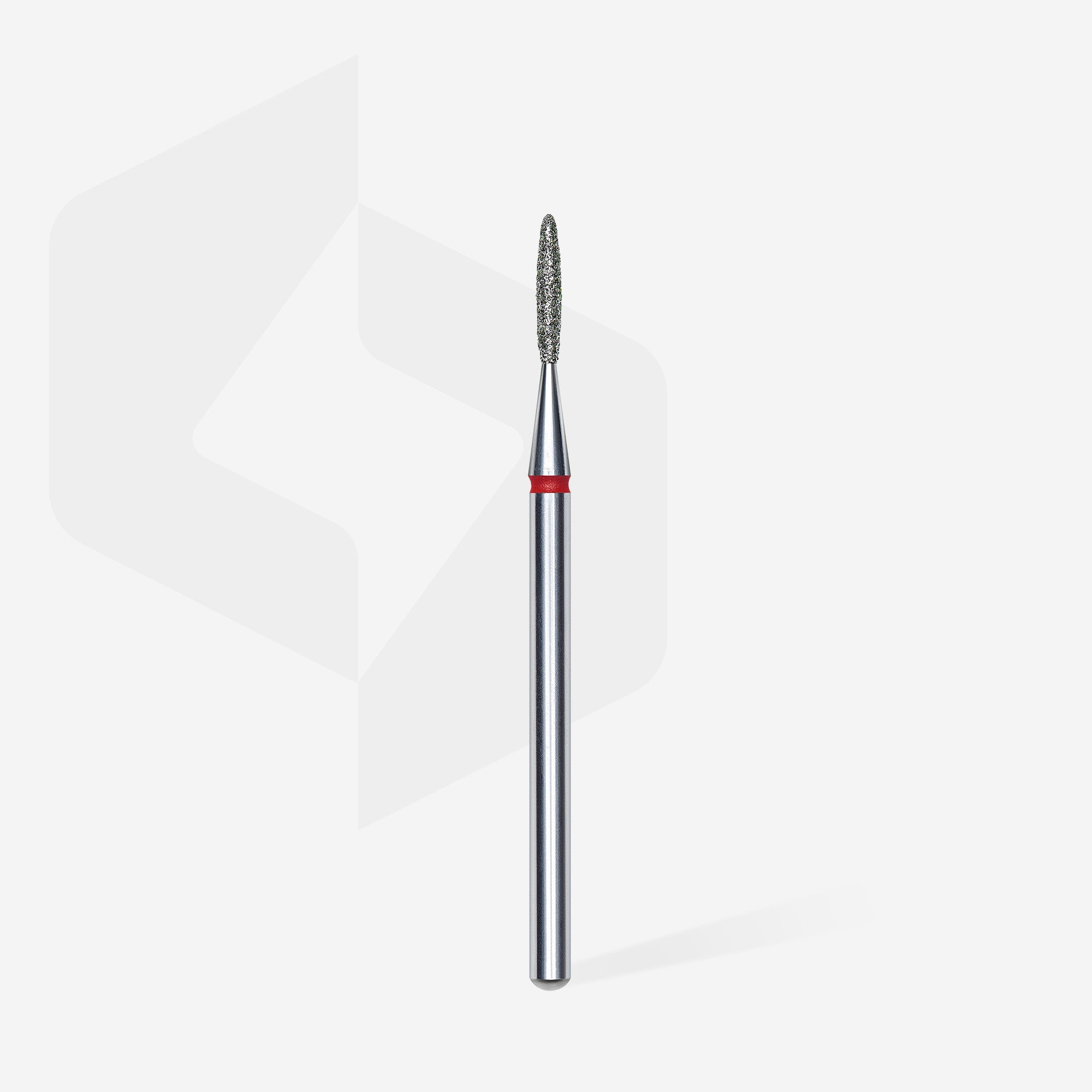 Staleks Frez Diamentowy Płomyk Czerwony 1,4/8mm