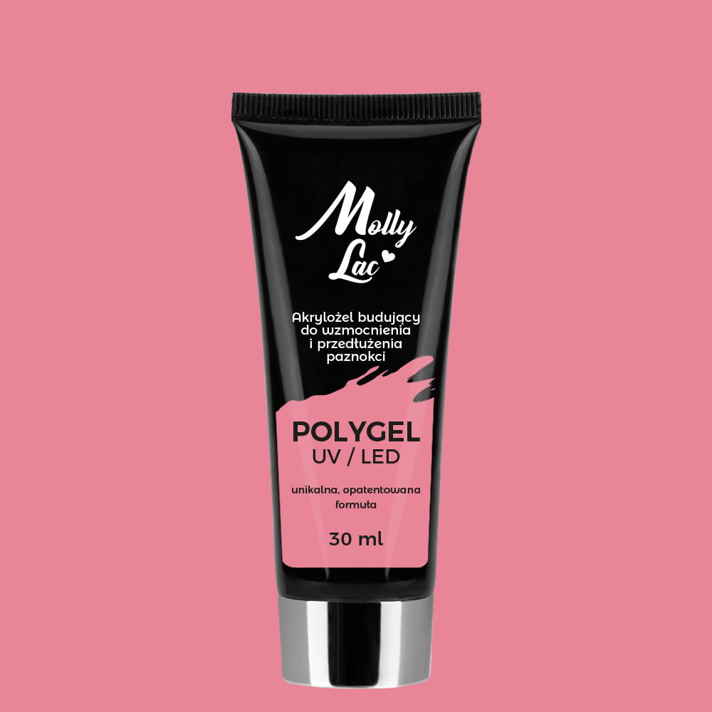 Mollylack Akrylożel Budujący Polygel nr.24 Peony 30ml