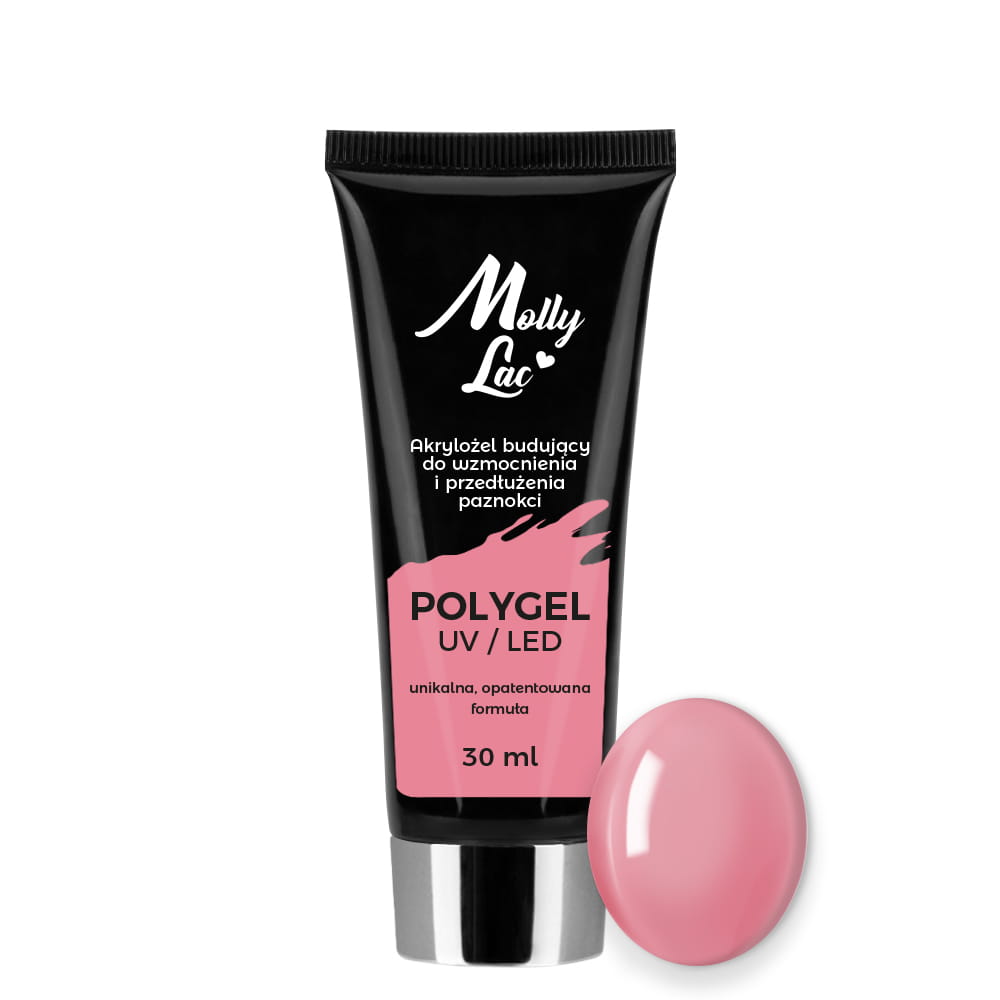 Mollylack Akrylożel Budujący Polygel nr.24 Peony 30ml