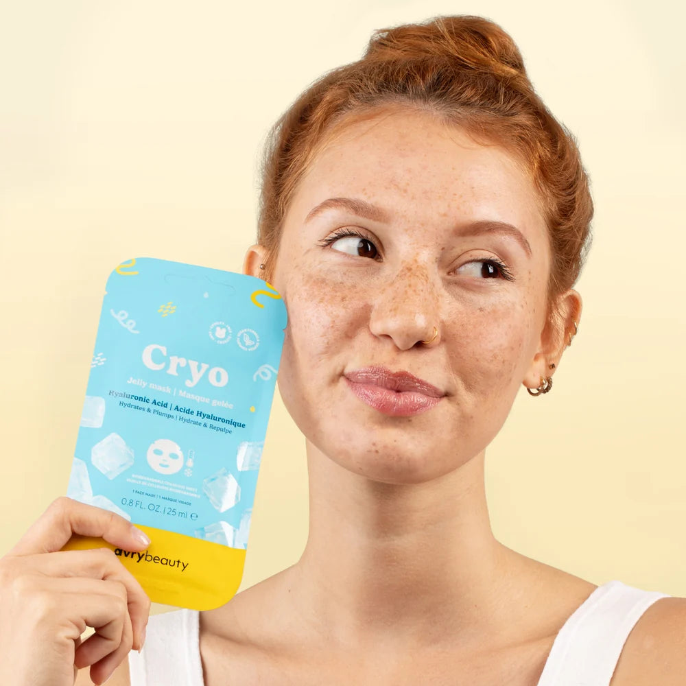AvryBeauty Cryo Jelly Maska do Twarzy Kwas Hialuronowy 15ml