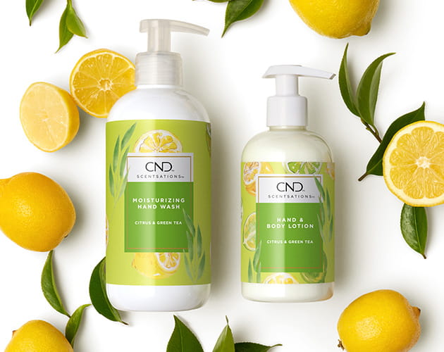 CND Scentsations Balsam Cytrusy i Zielona Herbata 245 ml