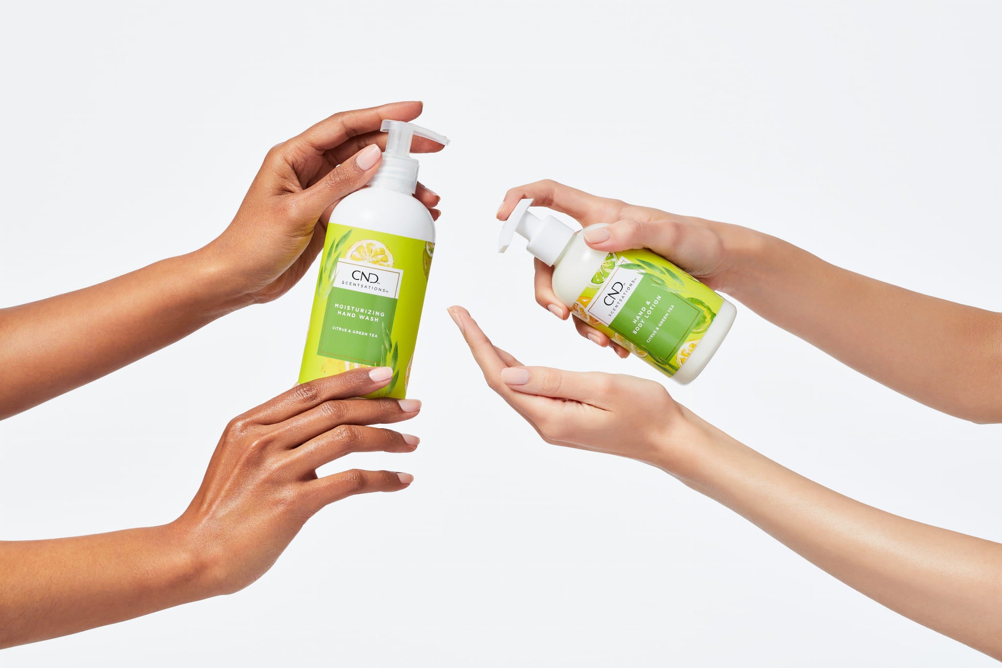CND Scentsations Balsam Cytrusy i Zielona Herbata 245 ml