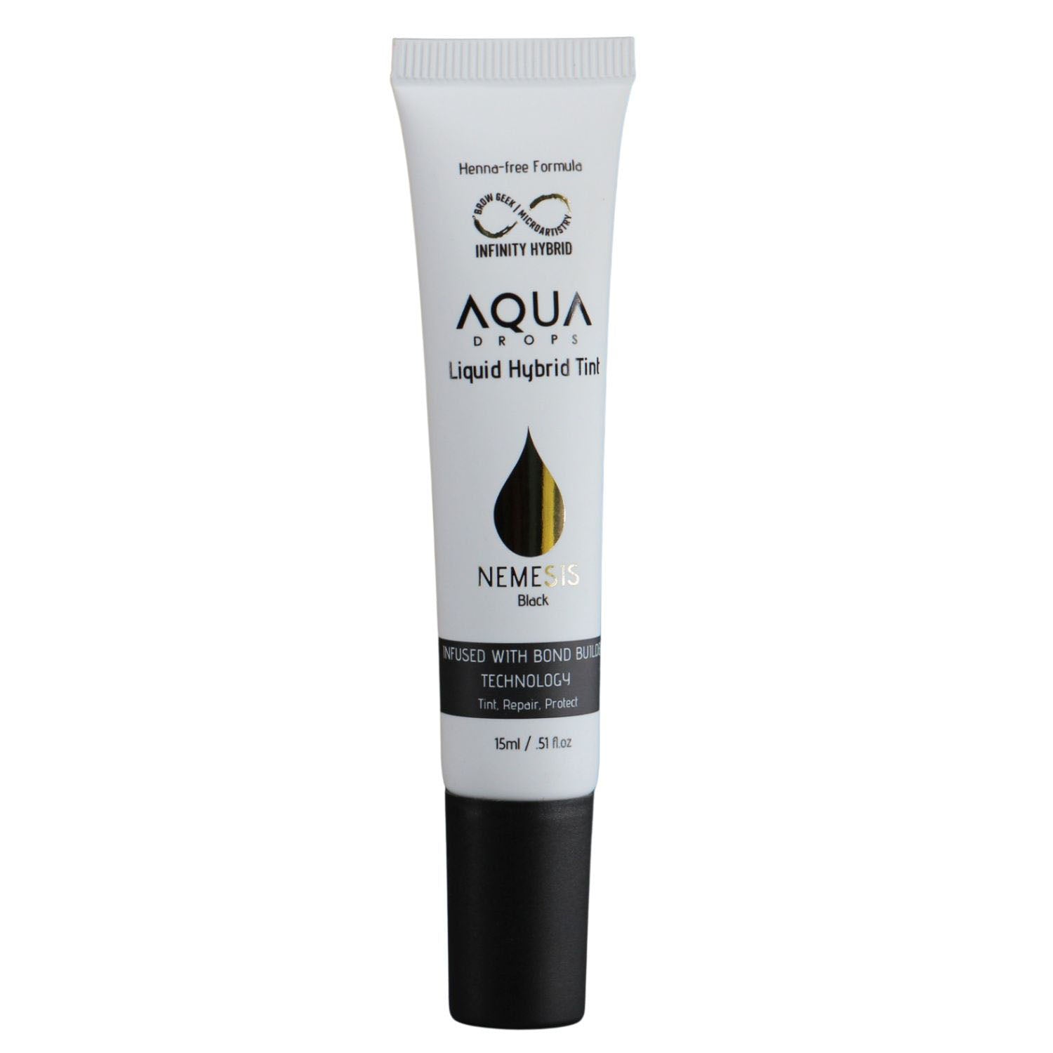 Farbka Aqua Drops Liquid Hybrid Tint Odcień Nemesis - Black 15 Ml