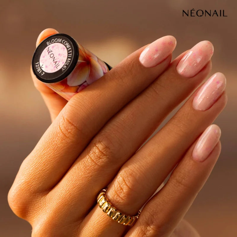 NeoNail Lakier Hybrydowy Bloom Confetti Milky 7,2 ml