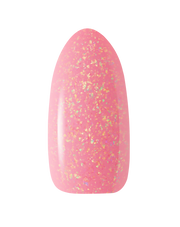 Claresa Żel W Butelce Z Pędzelkiem Brush Easy Gel Glitter Peach 5g
