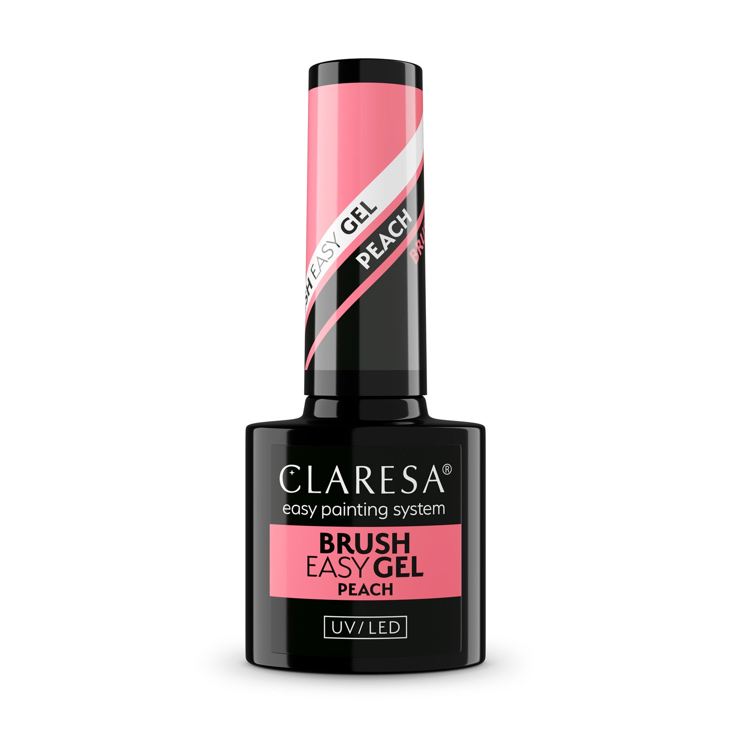 Claresa Żel W Butelce Z Pędzelkiem Brush Easy Gel Peach 5g