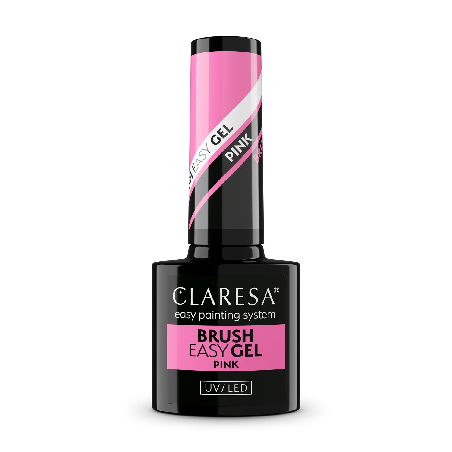 Claresa Żel W Butelce Z Pędzelkiem Brush Easy Gel Pink 5g