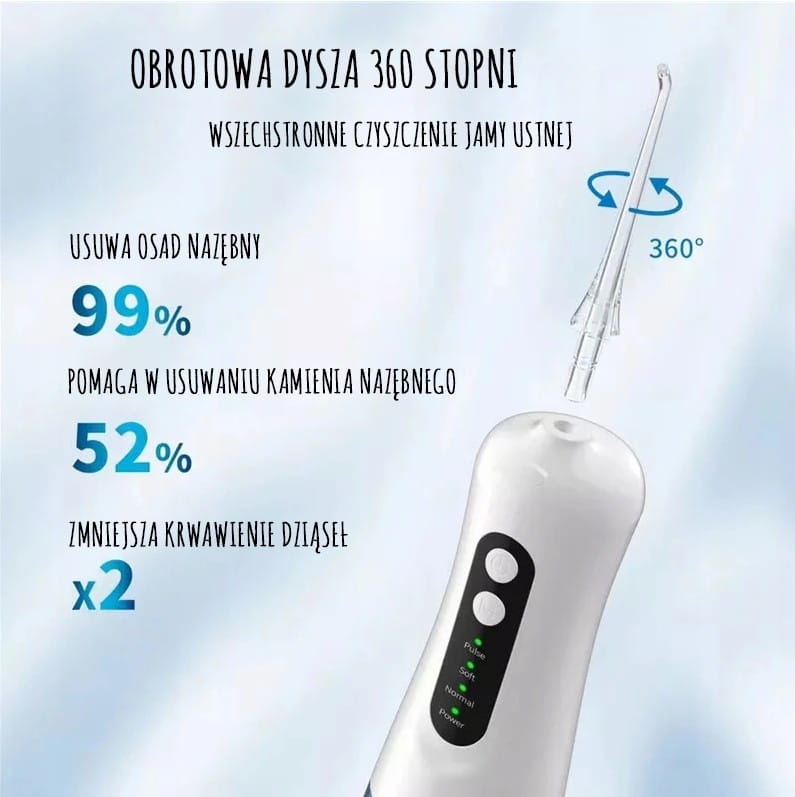 BEZPRZEWODOWY IRYGATOR DO ZĘBÓW NUBEREN