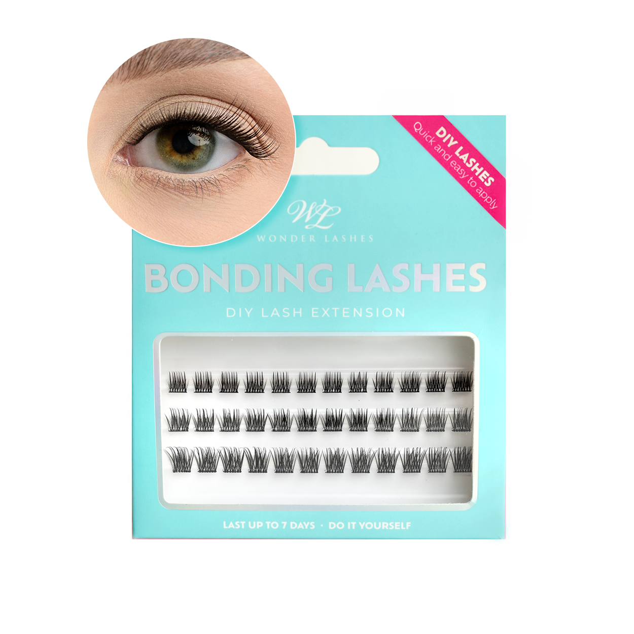 Wonder Lashes Bonding Lashes Natural - Rzęsy Bondingowe DIY