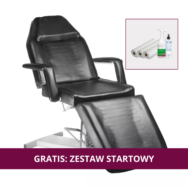 Fotel kosmetyczny hydrauliczny BW-210 czarny