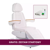 Fotel kosmetyczny elektryczny LUX BW-273B-2 Biały