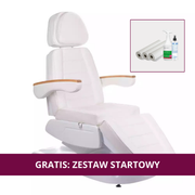 Fotel kosmetyczny elektryczny LUX BW-273B-4 Biały