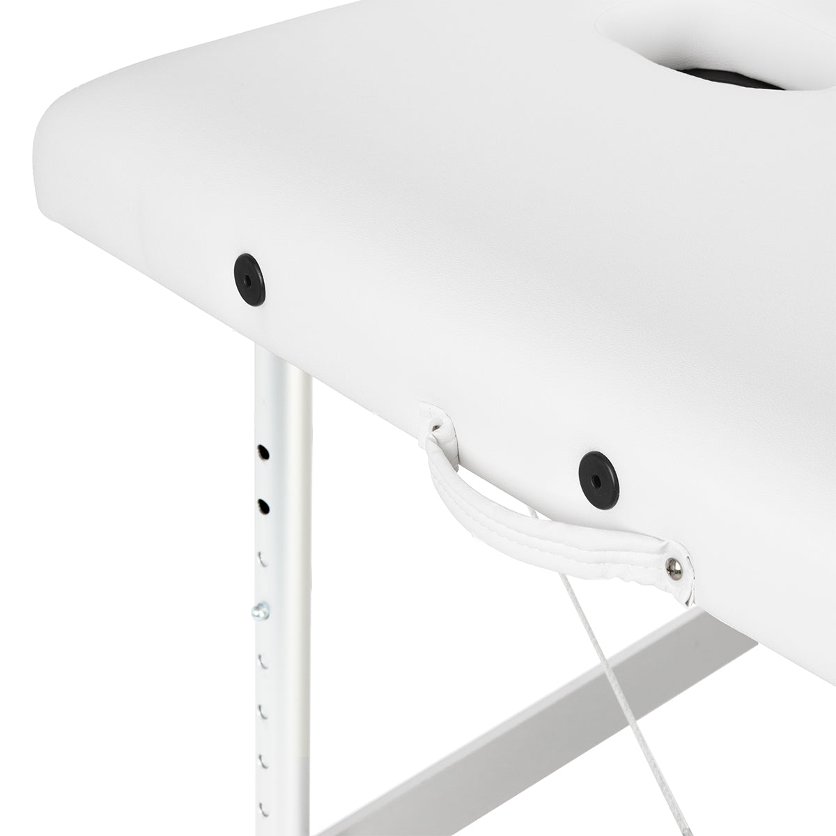 Balance stół składany do masażu aluminiowy 3 segmentowy white
