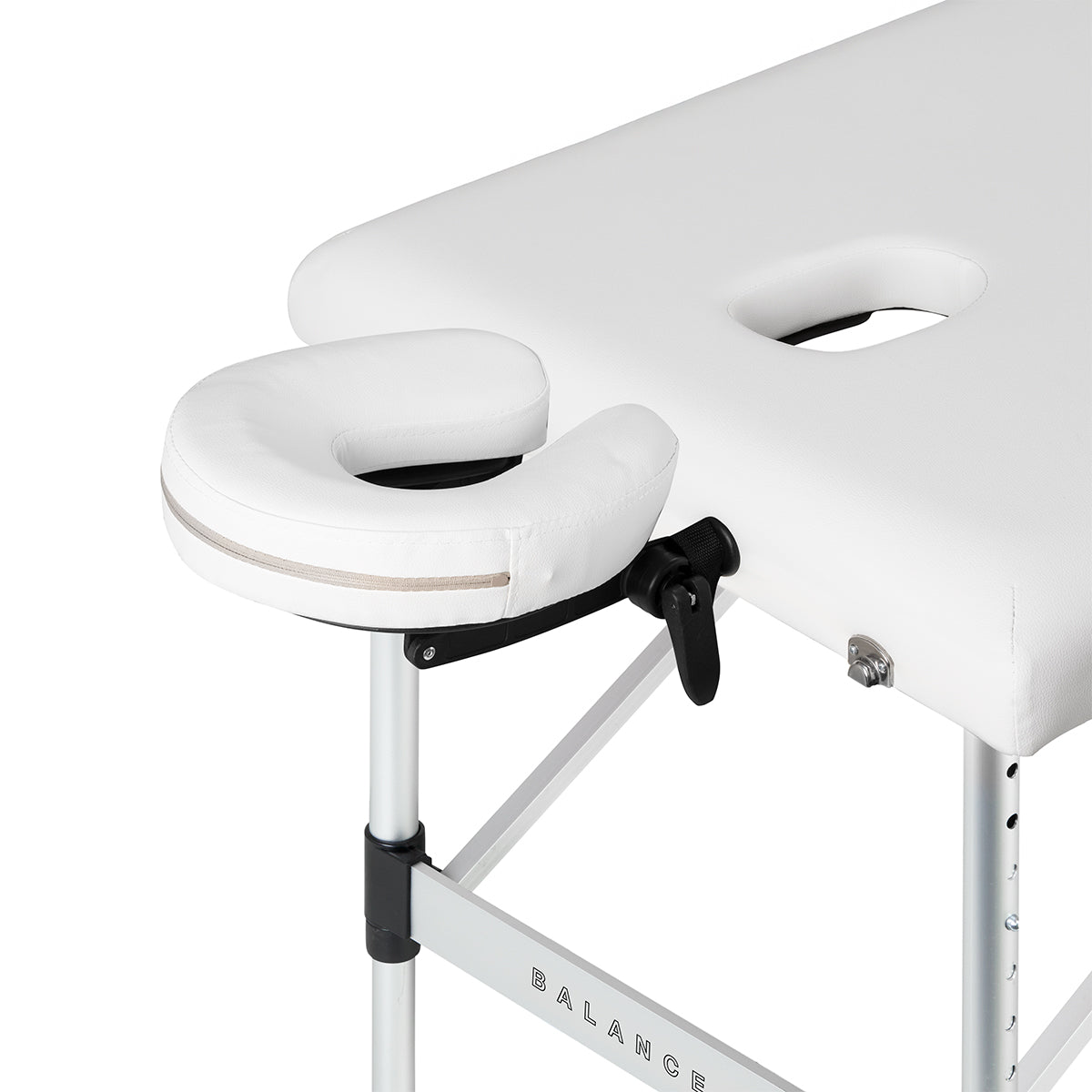 Balance stół składany do masażu aluminiowy 3 segmentowy white